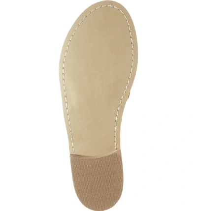 Shop Jack Rogers Whipstitched Flip Flop In White/ Gold