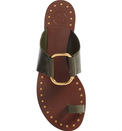 Shop Tory Burch Brannan Studded Sandal In Leccio