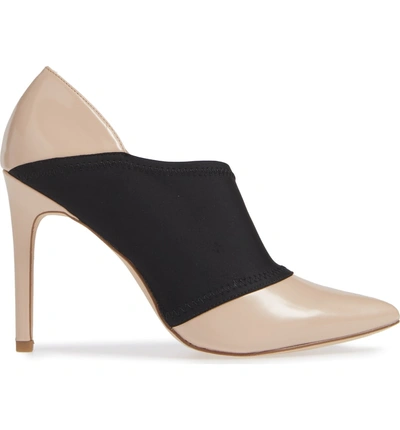 Shop Bcbg Hayden Pump In Shell/ Black Leather