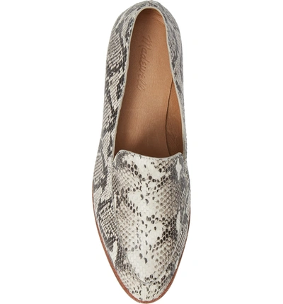 Shop Madewell The Frances Loafer In Pale Muslin