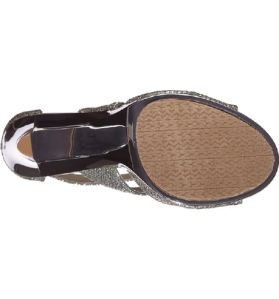 Shop Michael Michael Kors 'berkley' T-strap Sandal In Silver Glitter