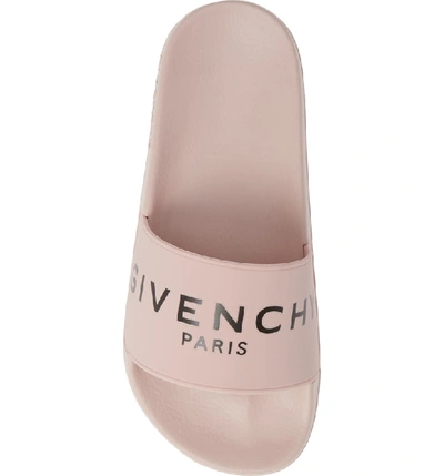 Shop Givenchy Logo Slide In Light Pink