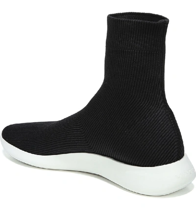 Shop Vince Abbot Sock Sneaker In Black
