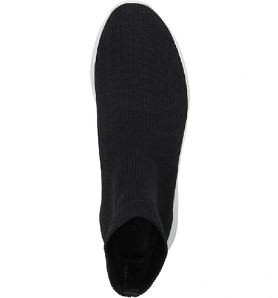 Shop Vince Abbot Sock Sneaker In Black