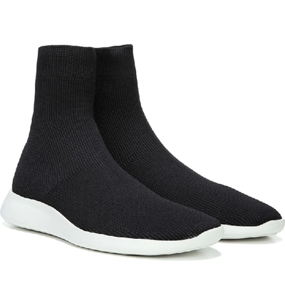 Shop Vince Abbot Sock Sneaker In Black