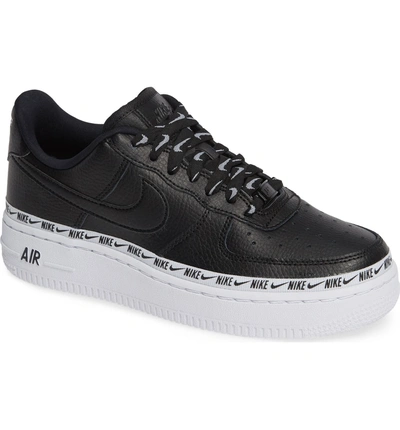 Shop Nike Air Force 1 '07 Se Premium Sneaker In Black/ Black/ White