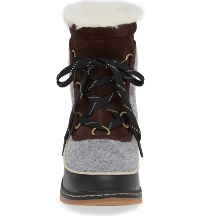 Shop Sorel Tivoli Iii Waterproof Boot In Cattail/ Quarry