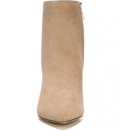 Shop Sam Edelman Hilty Bootie In Golden Caramel Suede