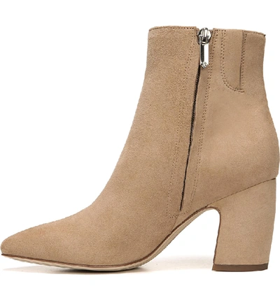 Shop Sam Edelman Hilty Bootie In Golden Caramel Suede