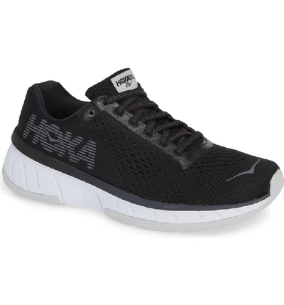 Shop Hoka One One Cavu Running Shoe In Black/ White