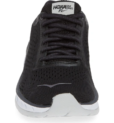 Shop Hoka One One Cavu Running Shoe In Black/ White