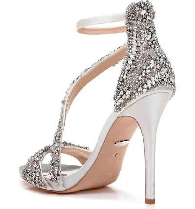 Badgley mischka venice best sale crystal embellished strappy sandal