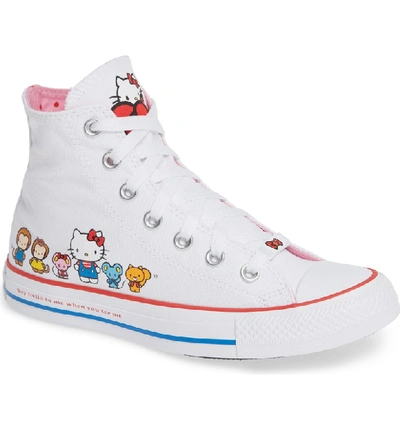 Converse Girls' Toddler Chuck Taylor All Star Hello Kitty High Top Casual  Shoes, White | ModeSens