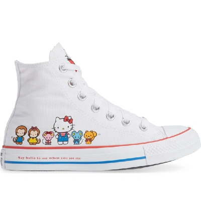 Converse Girls' Toddler Chuck Taylor All Star Hello Kitty High Top Casual  Shoes, White | ModeSens