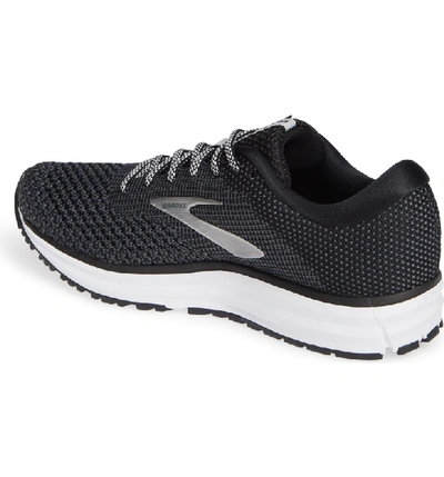 Shop Brooks Revel 2 Running Shoe In Black/ Grey/ Grey