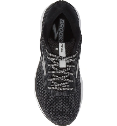 Shop Brooks Revel 2 Running Shoe In Black/ Grey/ Grey
