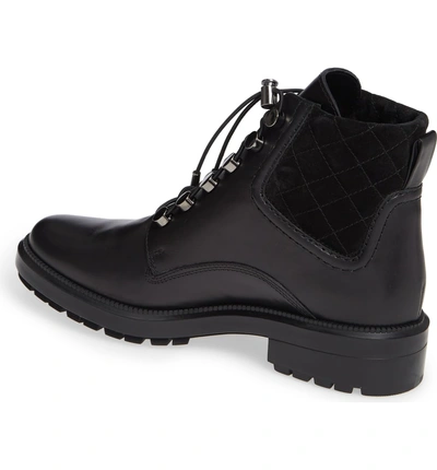 Shop Aquatalia Linda Combat Boot In Black