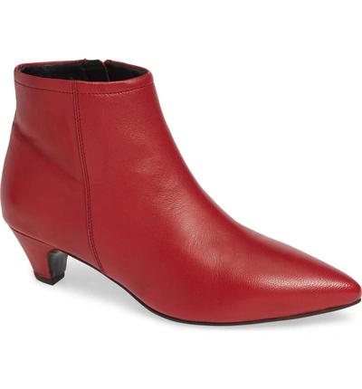 Shop Seychelles Biome Bootie In Red Leather