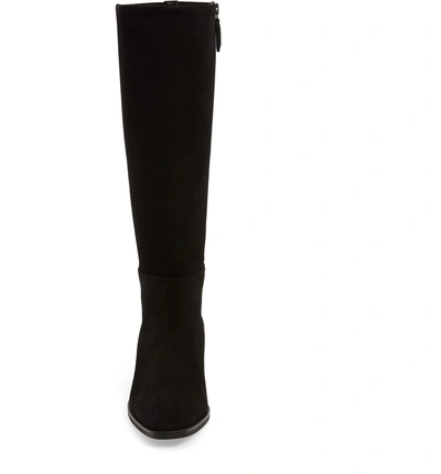 Shop Aquatalia Finola Water Resistant Stretch Back Boot In Black