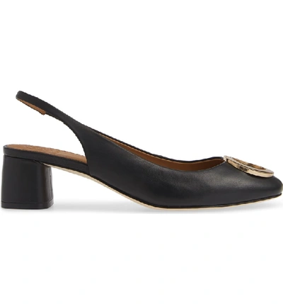 Shop Tory Burch Caterina Slingback Pump In Black