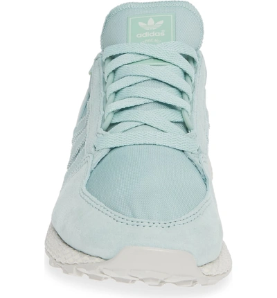 Shop Adidas Originals Forest Grove Sneaker In Ash Green/ Cloud White/ Green