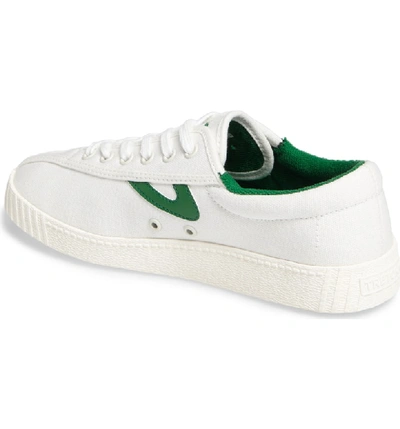 Shop Tretorn Nylite Plus Sneaker In Vintage White/ Green