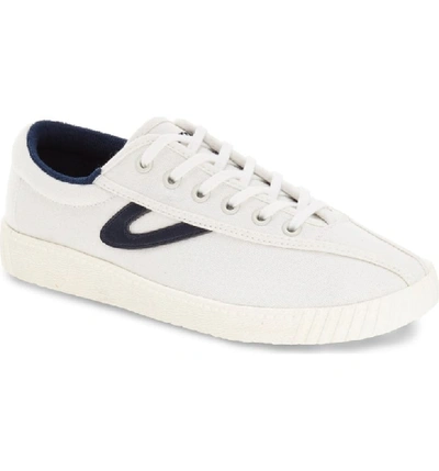 Shop Tretorn Nylite Plus Sneaker In Vintage White/ Navy