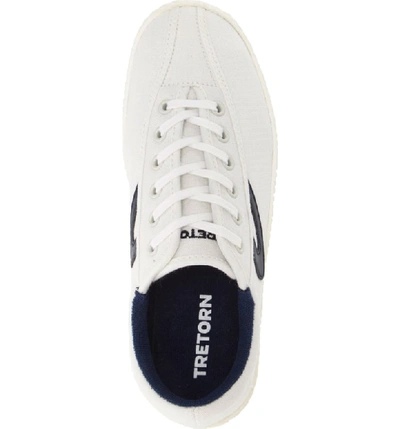 Shop Tretorn Nylite Plus Sneaker In Vintage White/ Navy