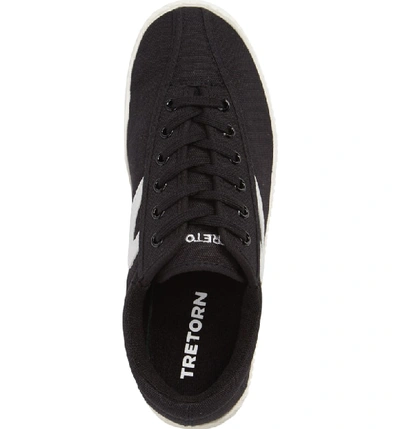 Shop Tretorn Nylite Plus Sneaker In Black/ White