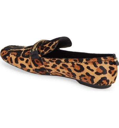 Shop Calvin Klein Orianna Genuine Calf Hair Loafer In Leopard Calf Hair
