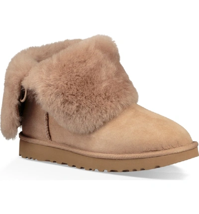Shop Ugg Bailey Button Ii Boot In Fawn Suede