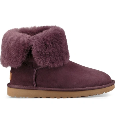 Shop Ugg 'bailey Button Ii' Boot In Port Suede