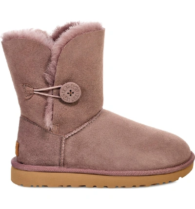 Shop Ugg 'bailey Button Ii' Boot In Stormy Grey Suede