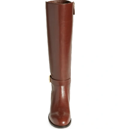 Shop Tory Burch Brooke Knee High Boot In Perfect Brown