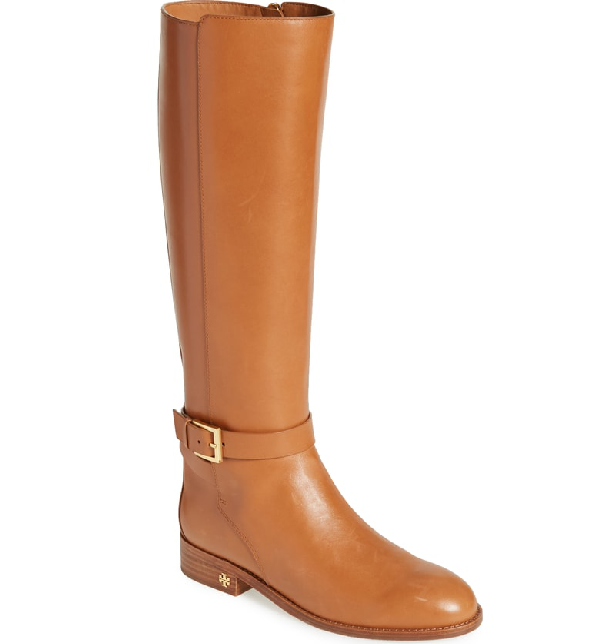 tory burch women's brooke round toe leather booties