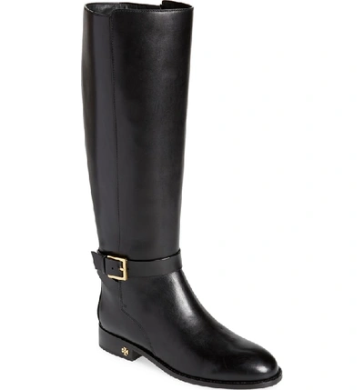 Shop Tory Burch Brooke Knee High Boot In Perfect Black