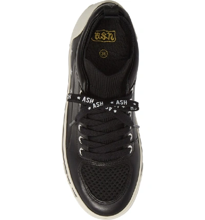 Shop Ash High Top Sneaker In Black/ Black