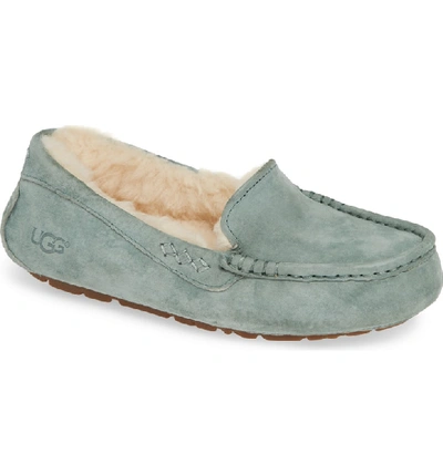 Shop Ugg Ansley Water Resistant Slipper In Sea Green