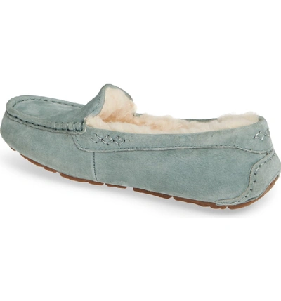 Shop Ugg Ansley Water Resistant Slipper In Sea Green