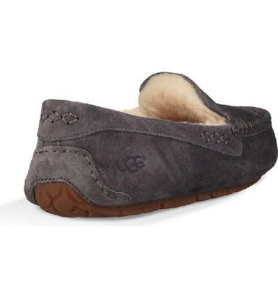 Shop Ugg Ansley Water Resistant Slipper In Nightfall Leather