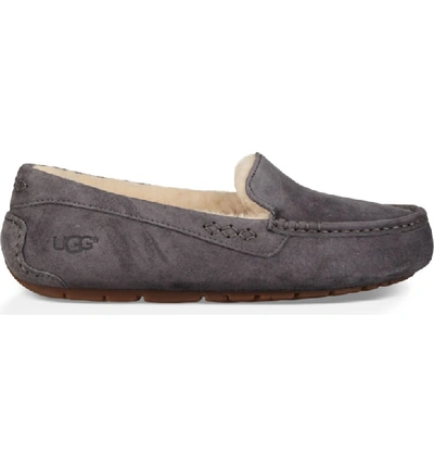 Shop Ugg Ansley Water Resistant Slipper In Nightfall Leather