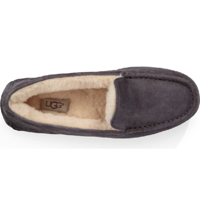 Shop Ugg Ansley Water Resistant Slipper In Nightfall Leather