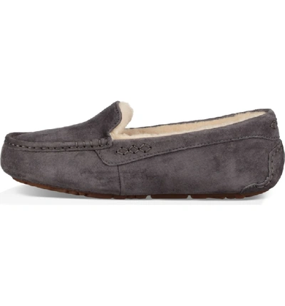 Shop Ugg Ansley Water Resistant Slipper In Nightfall Leather