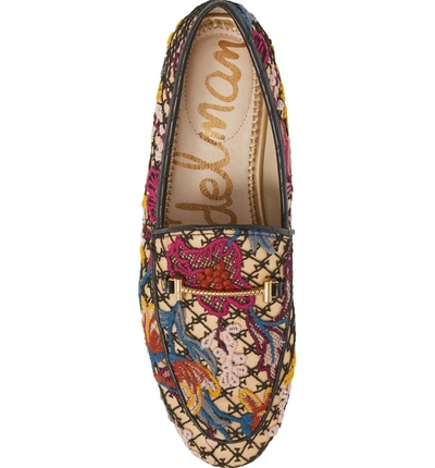 Shop Sam Edelman Lior Loafer In Bright Multi Floral Lace