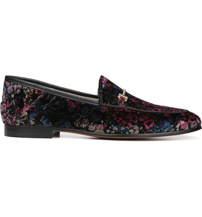 Shop Sam Edelman Lior Loafer In Black Multi Floral Velvet