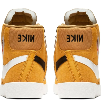 Shop Nike Blazer Mid Rebel Sneaker In Yellow/ White/ Black/ Habanero