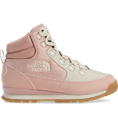 Shop The North Face Back To Berkeley Redux Waterproof Boot In Misty Rose/ Vintage White
