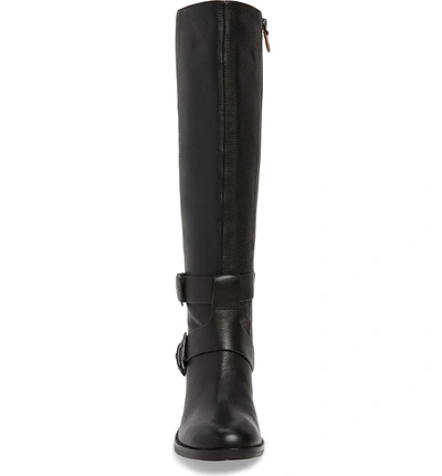 Shop Gentle Souls Verona Knee-high Riding Boot In Black Leather
