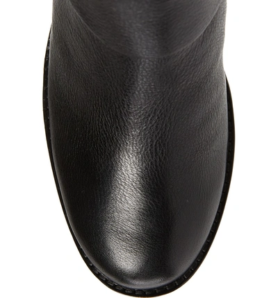Shop Gentle Souls Verona Knee-high Riding Boot In Black Leather