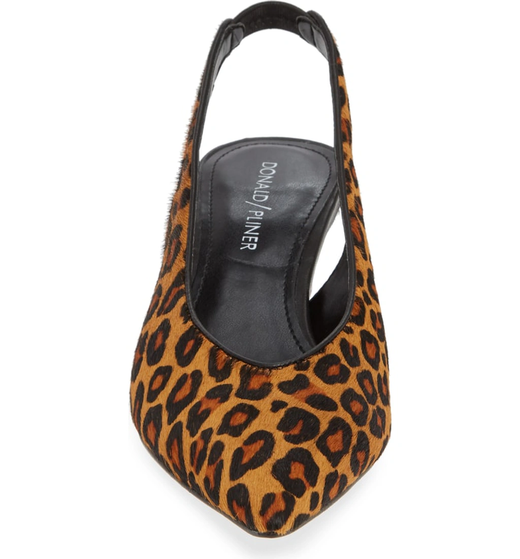 Donald Pliner Gema Genuine Calf Hair Slingback Pump In Leopard Calfhair ModeSens
